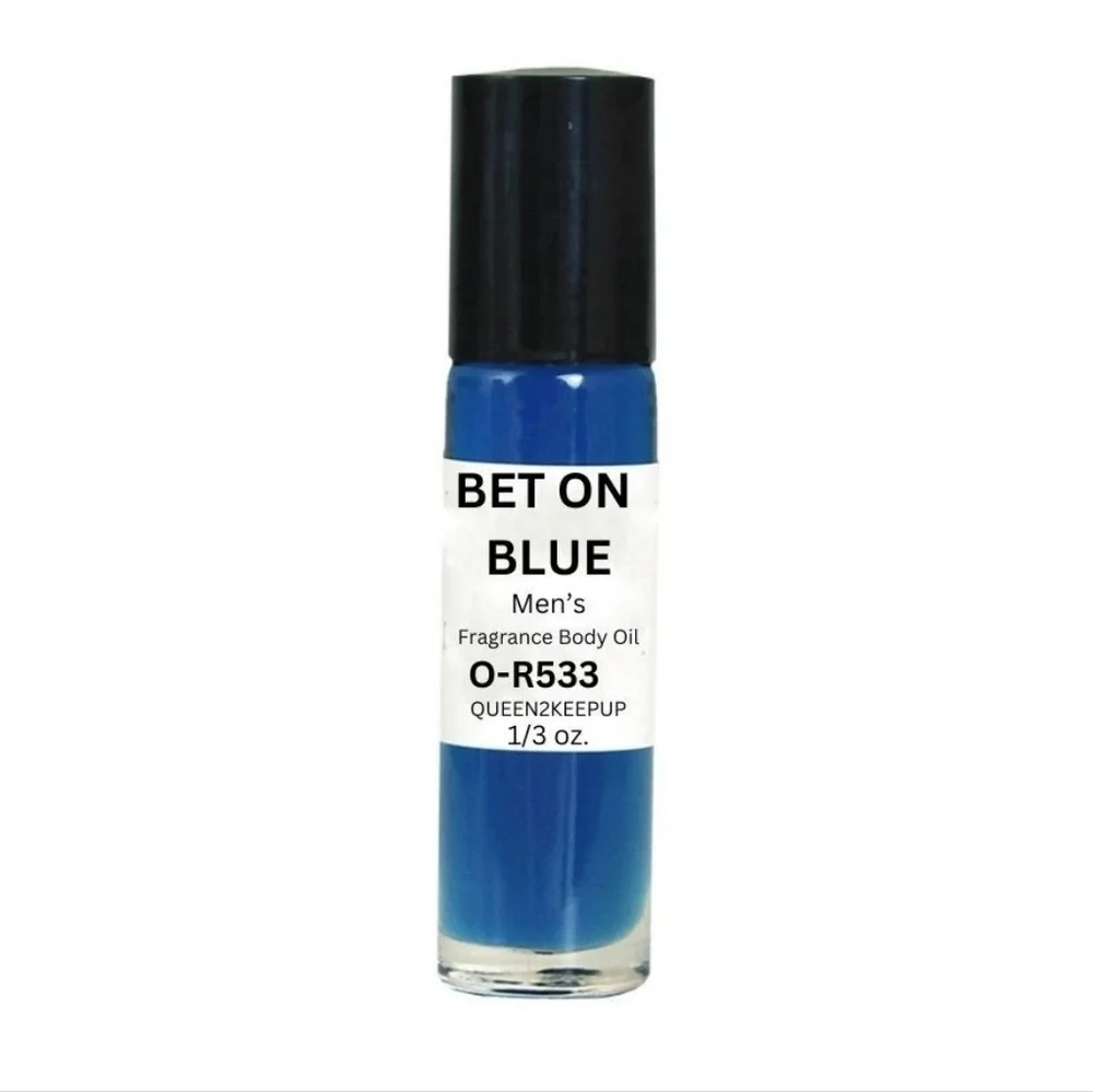 Bet on Blue (Men) Body Oil 10 ml Fragrance Pure Uncut 1/3 oz Roll-On Scent